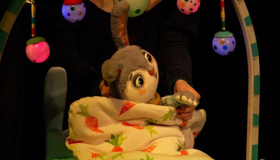 Кукольный спектакль «Зайчик и сонные светлячки»