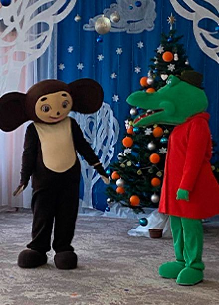 Чебурашка в новогодней стране. Театрализованное представление